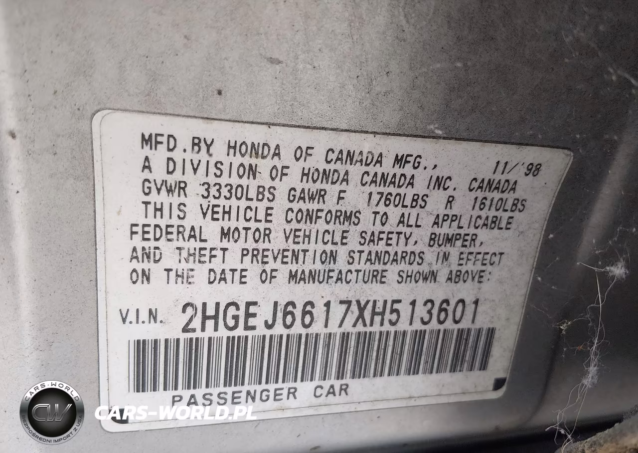 1999 Honda Civic Value Package VIN:2HGEJ6617XH513601 - 9