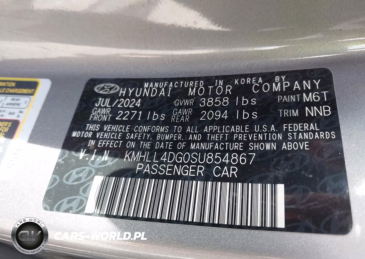 2025 Hyundai Elantra Se VIN:KMHLL4DG0SU854867 - 9