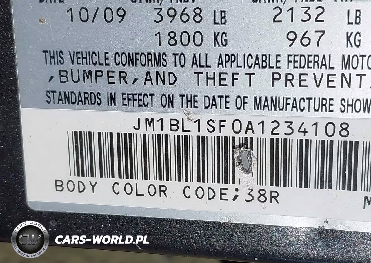 2010 Mazda Mazda3 I Touring VIN:JM1BL1SF0A1234108 - 9