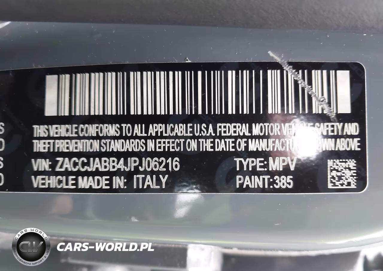 2018 Jeep Renegade Altitude Fwd VIN:ZACCJABB4JPJ06216 - 9