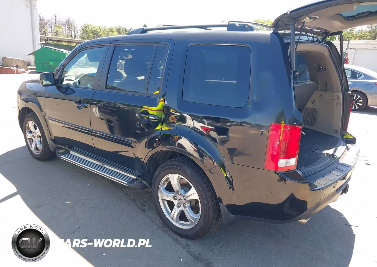 2012 Honda Pilot Ex-L VIN:5FNYF4H57CB050022 - 3