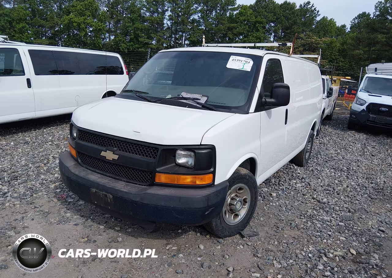 2013 Chevrolet Express 2500 Work Van VIN:1GCWGFCA3D1135129 - 2