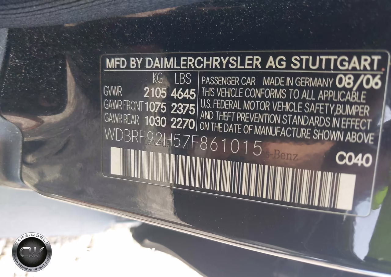 2007 Mercedes-Benz C 280 Luxury 4Matic VIN:WDBRF92H57F861015 - 9