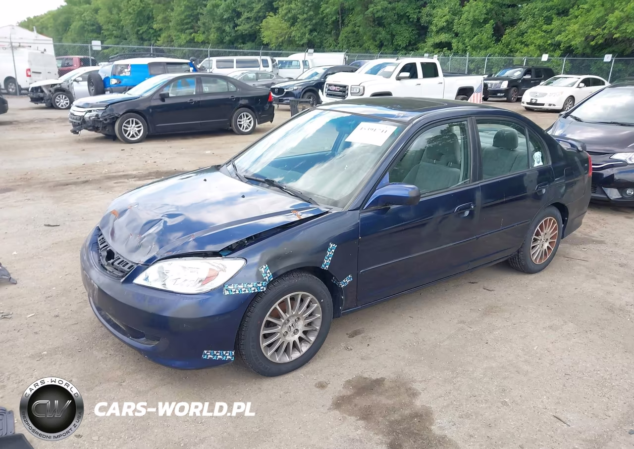 2005 Honda Civic Ex VIN:2HGES26755H608858 - 2