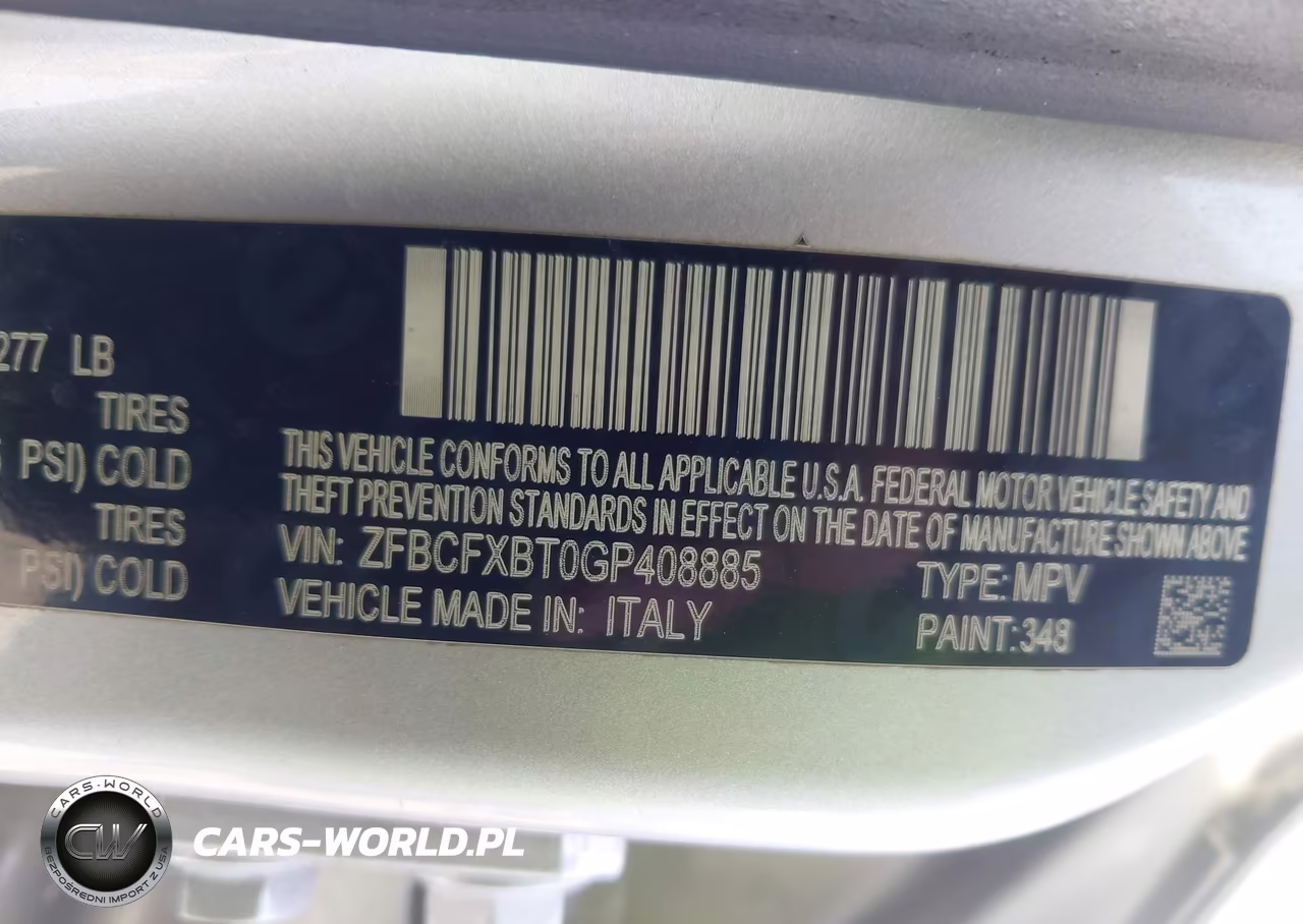2016 Fiat 500X Easy VIN:ZFBCFXBT0GP408885 - 9