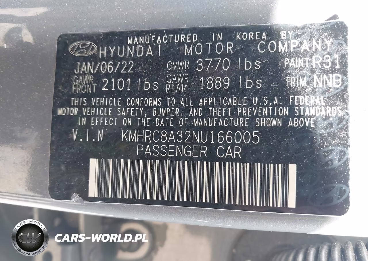 2022 Hyundai Venue Limited VIN:KMHRC8A32NU166005 - 9