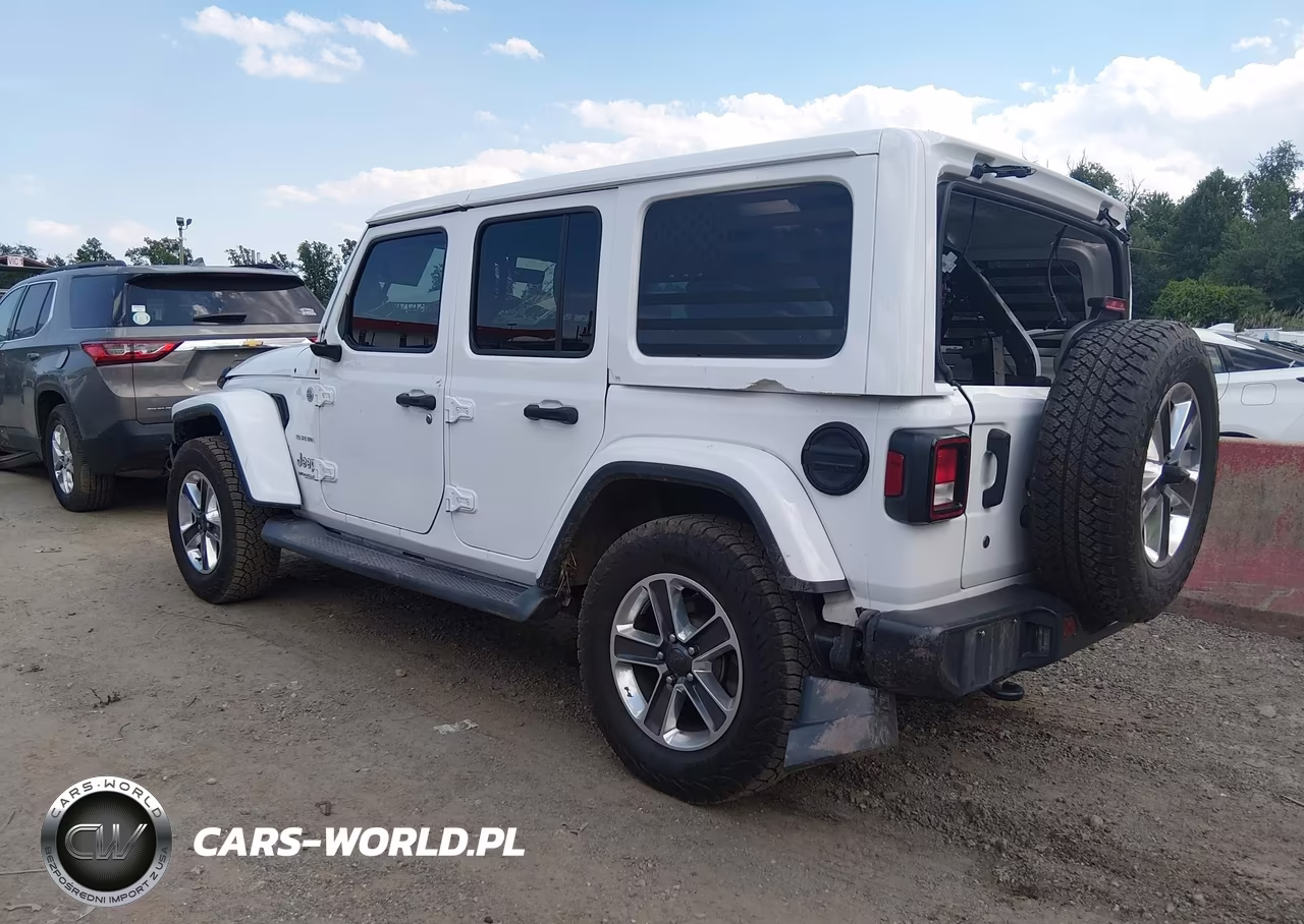 2020 Jeep Wrangler Unlimited Sahara 4X4 VIN:1C4HJXEN9LW119549 - 3