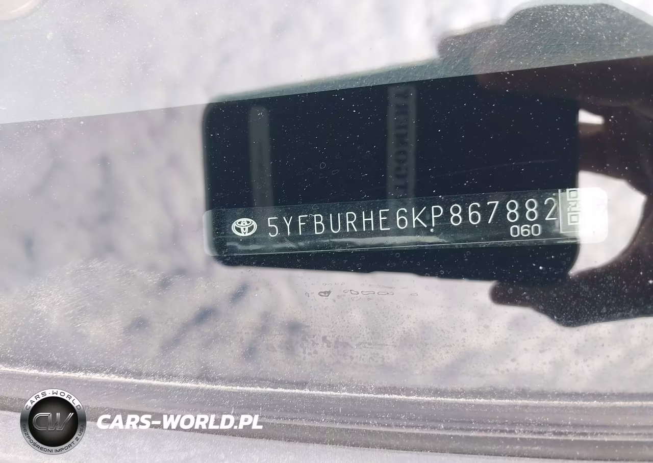 2019 Toyota Corolla Le VIN:5YFBURHE6KP867882 - 9