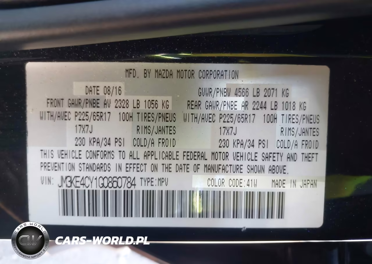 2016 Mazda Cx-5 Touring VIN:JM3KE4CY1G0860784 - 9