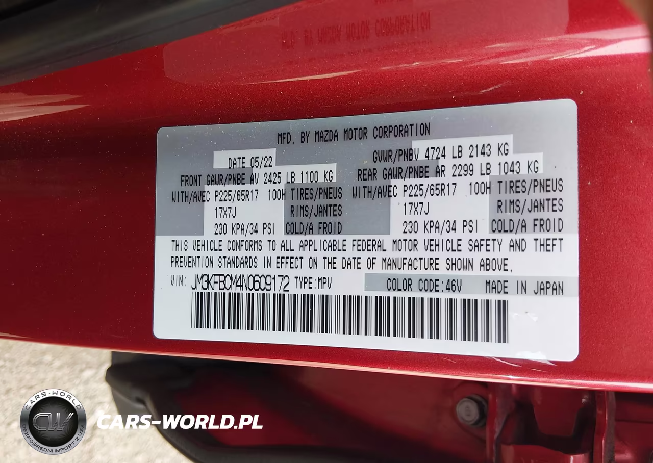 2022 Mazda Cx-5 2.5 S Preferred VIN:JM3KFBCM4N0609172 - 9