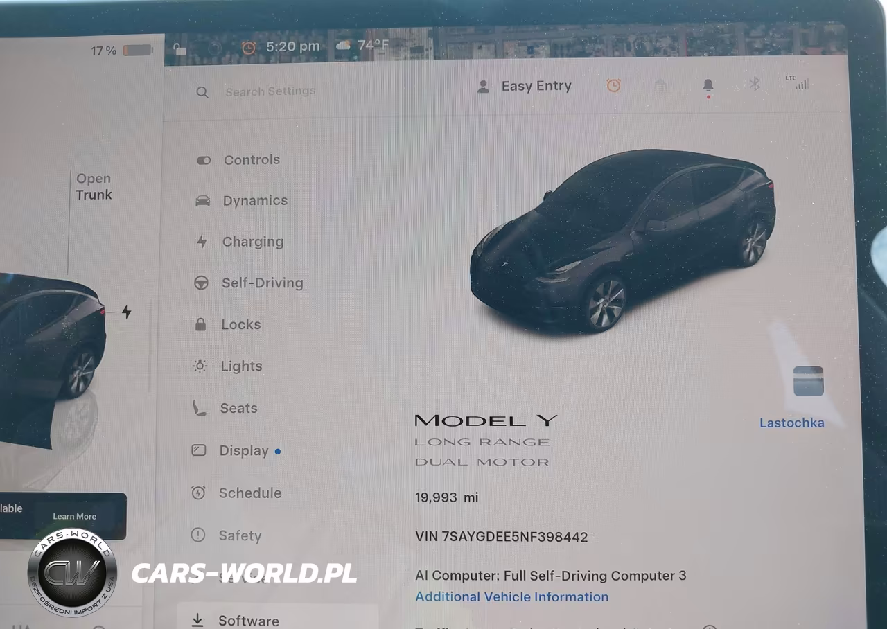 2022 Tesla Model Y Long Range Dual Motor All-Wheel Drive VIN:7SAYGDEE5NF398442 - 13