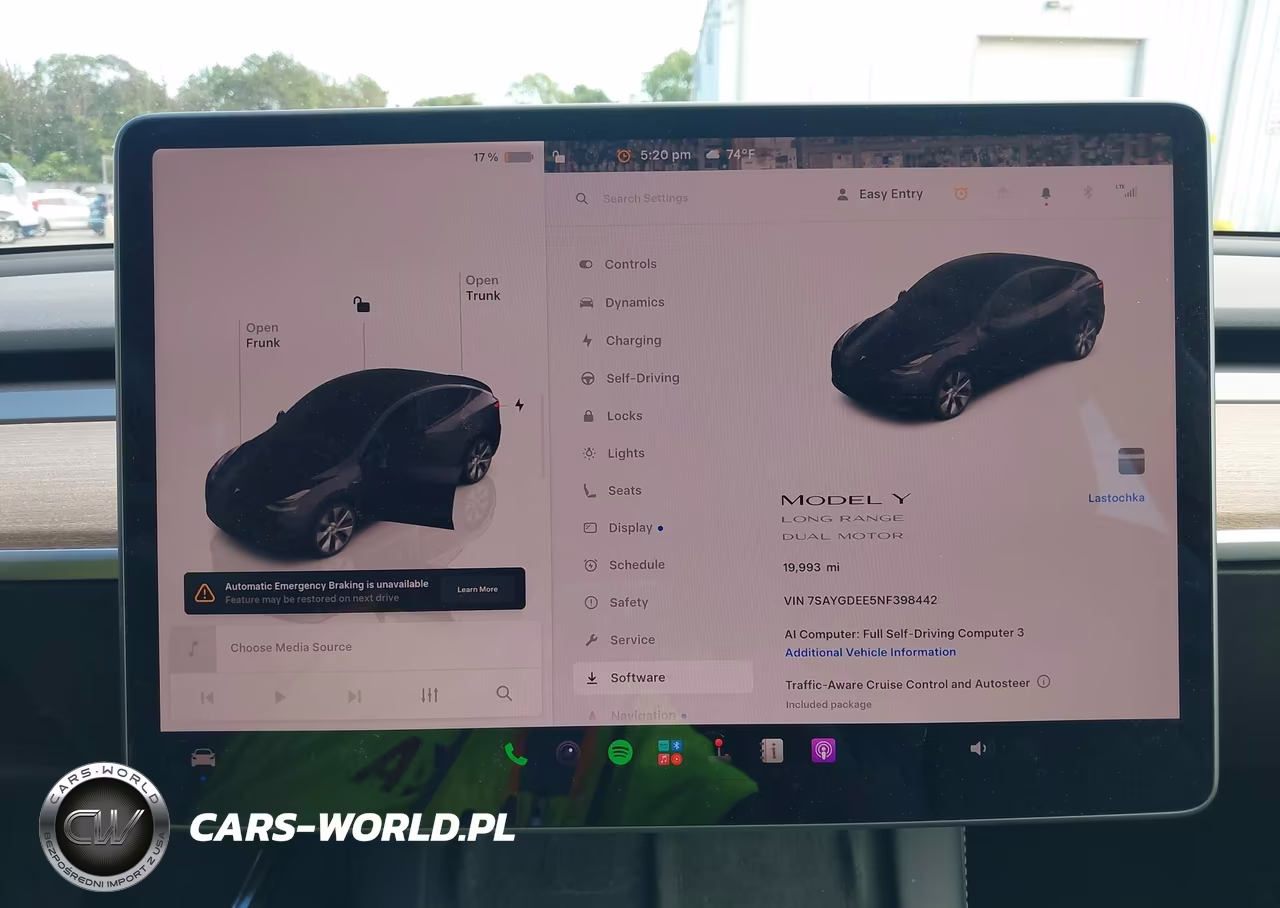2022 Tesla Model Y Long Range Dual Motor All-Wheel Drive VIN:7SAYGDEE5NF398442 - 7