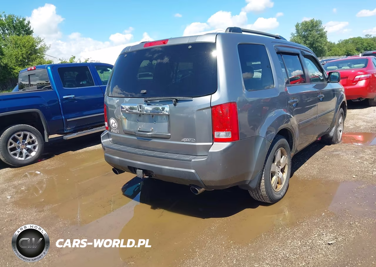 2009 Honda Pilot Ex-L VIN:5FNYF48549B033509 - 4