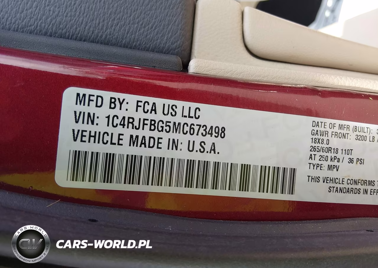 2021 Jeep Grand Cherokee Limited 4X4 VIN:1C4RJFBG5MC673498 - 9