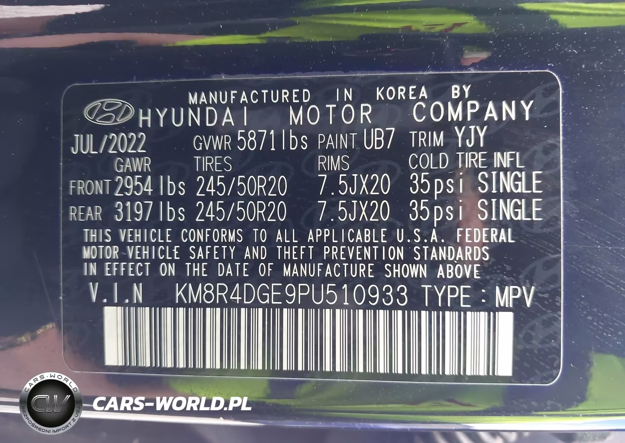 2023 Hyundai Palisade Sel VIN:KM8R4DGE9PU510933 - 9