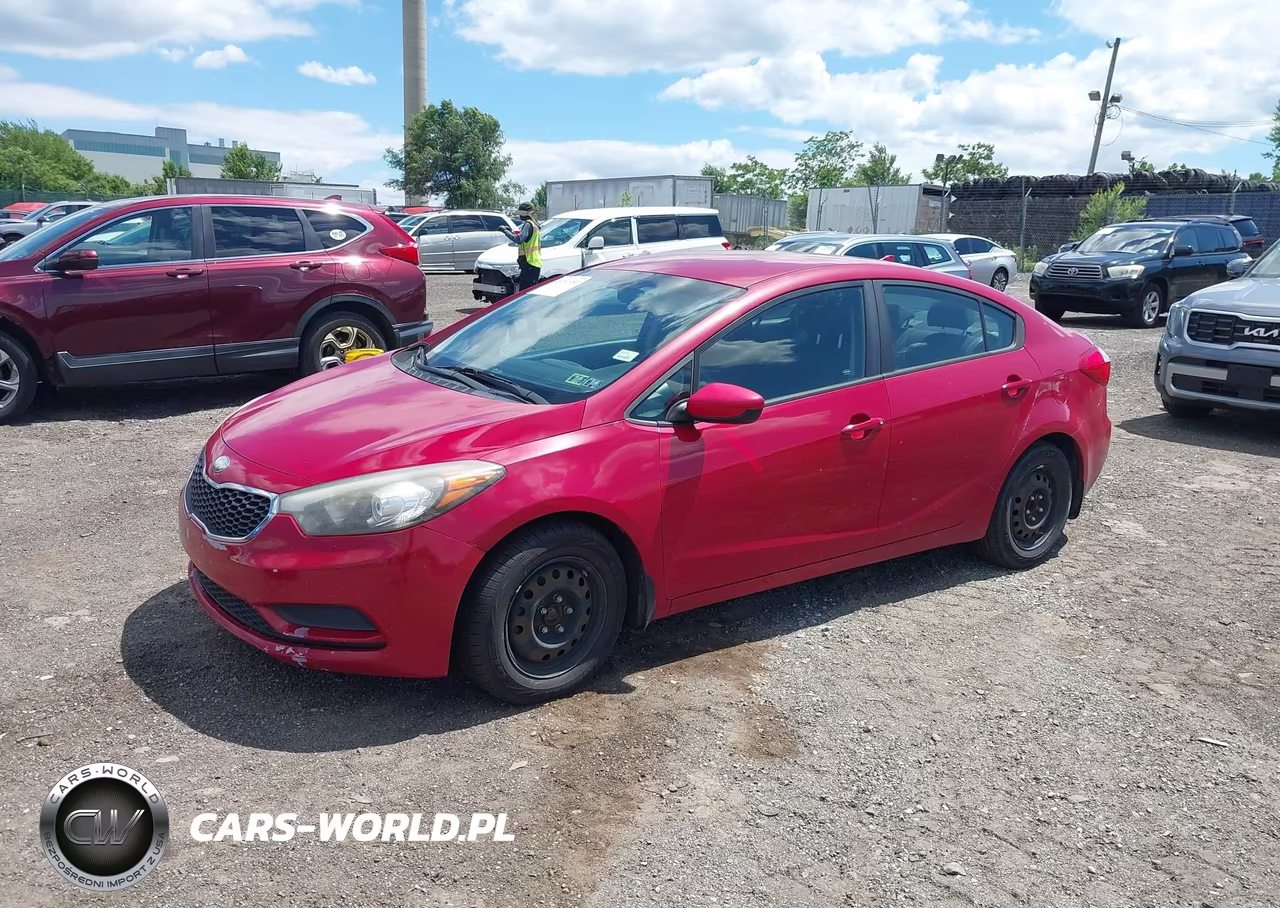 2014 Kia Forte Lx VIN:KNAFK4A68E5086485 - 2