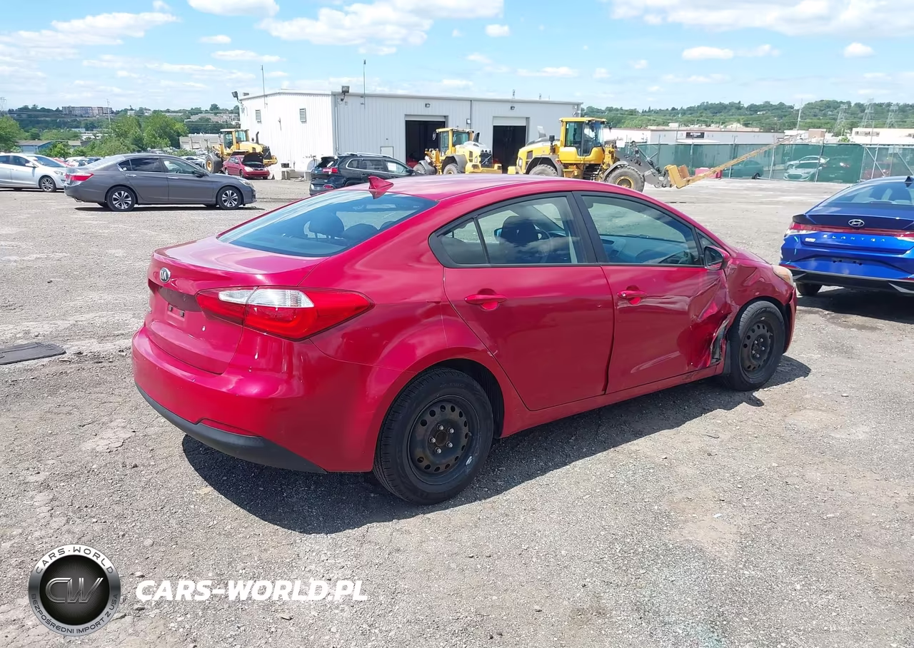 2014 Kia Forte Lx VIN:KNAFK4A68E5086485 - 4