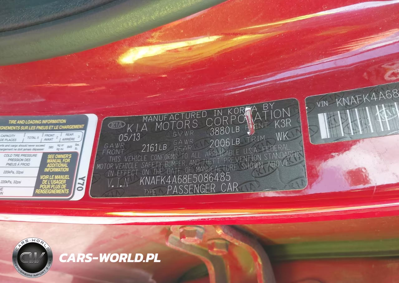 2014 Kia Forte Lx VIN:KNAFK4A68E5086485 - 9