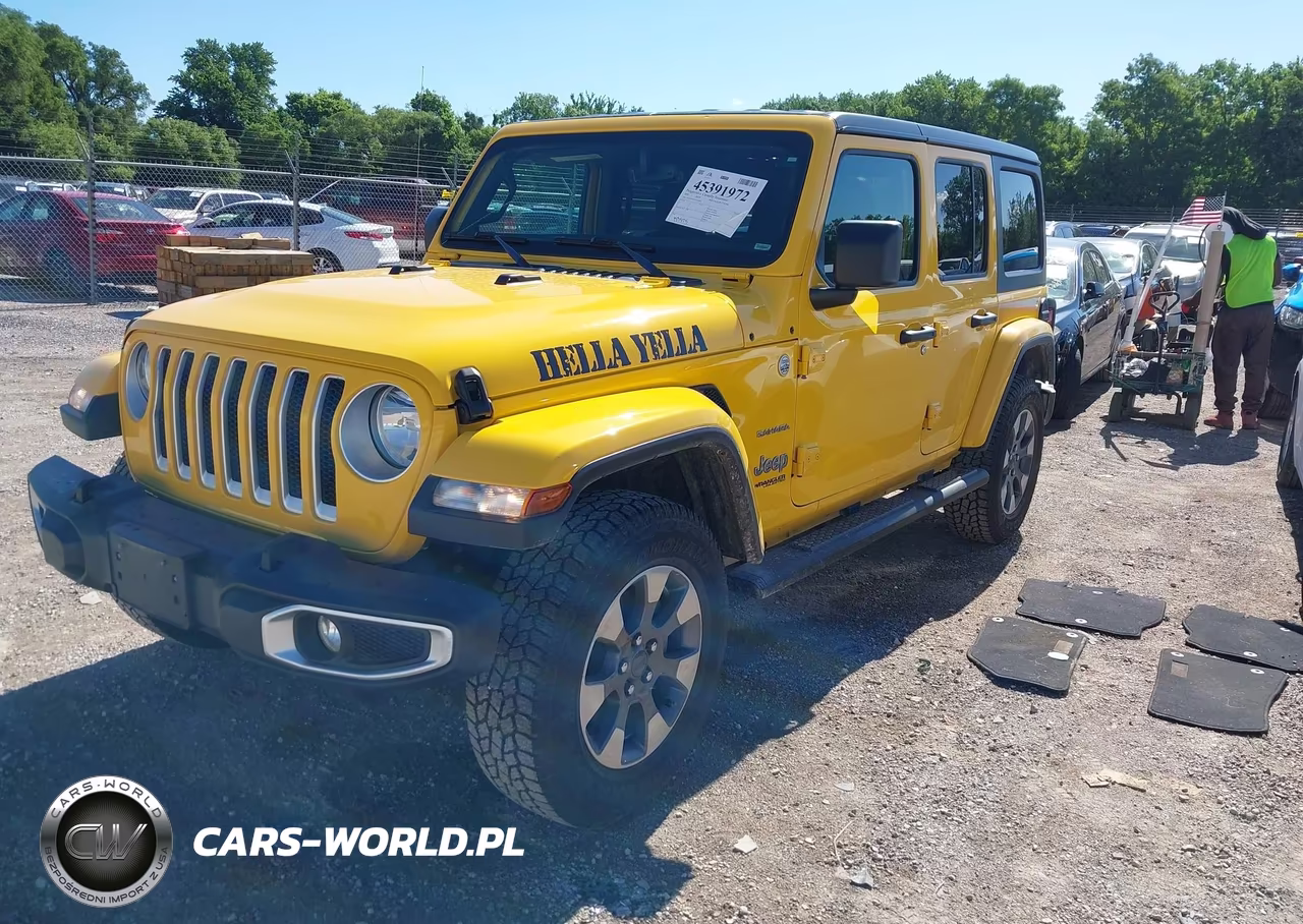 2020 Jeep Wrangler Unlimited Sahara 4X4 VIN:1C4HJXEN7LW151870 - 2