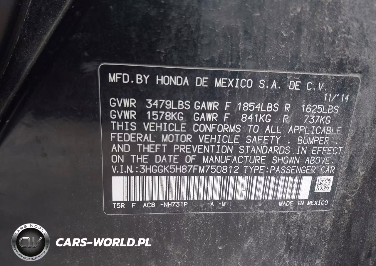 2015 Honda Fit Ex-Ex-L VIN:3HGGK5H87FM750812 - 9