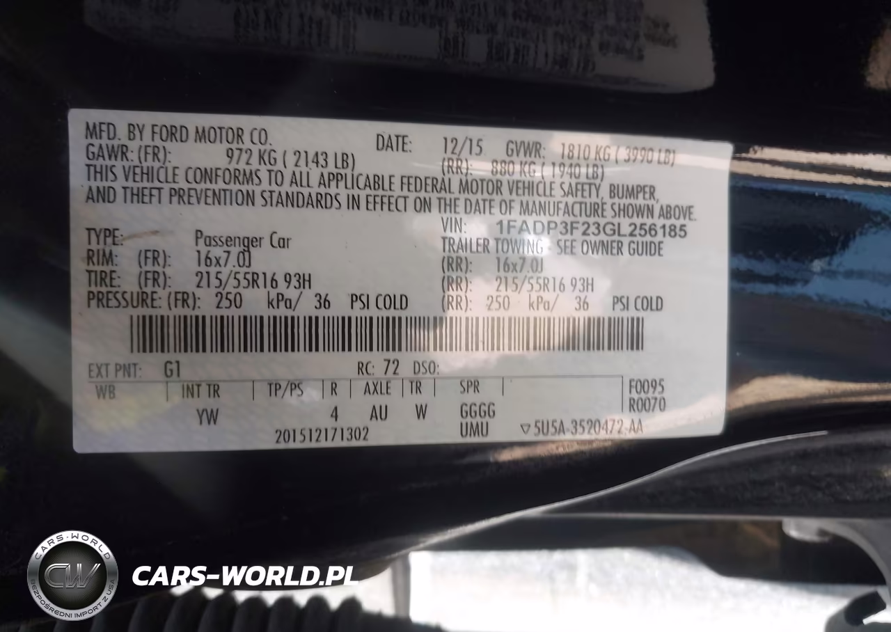 2016 Ford Focus Se VIN:1FADP3F23GL256185 - 9