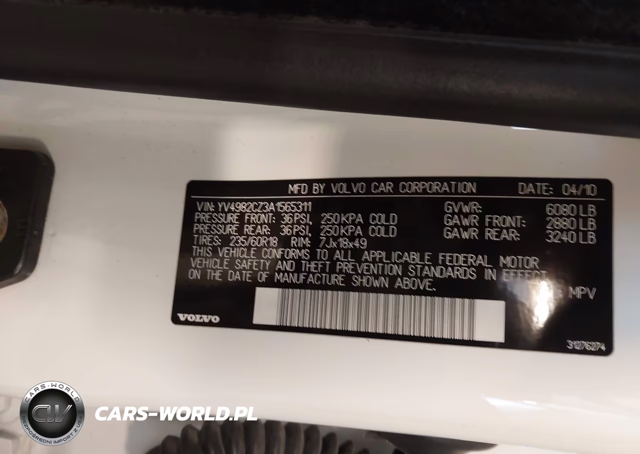 2010 Volvo Xc90 3.2 VIN:YV4982CZ3A1565311 - 9