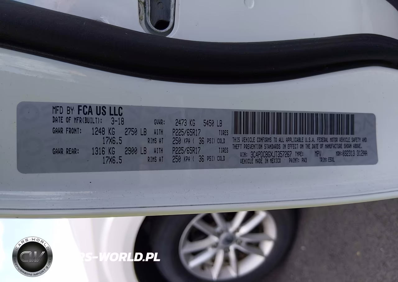 2018 Dodge Journey Sxt VIN:3C4PDCBGXJT357267 - 9