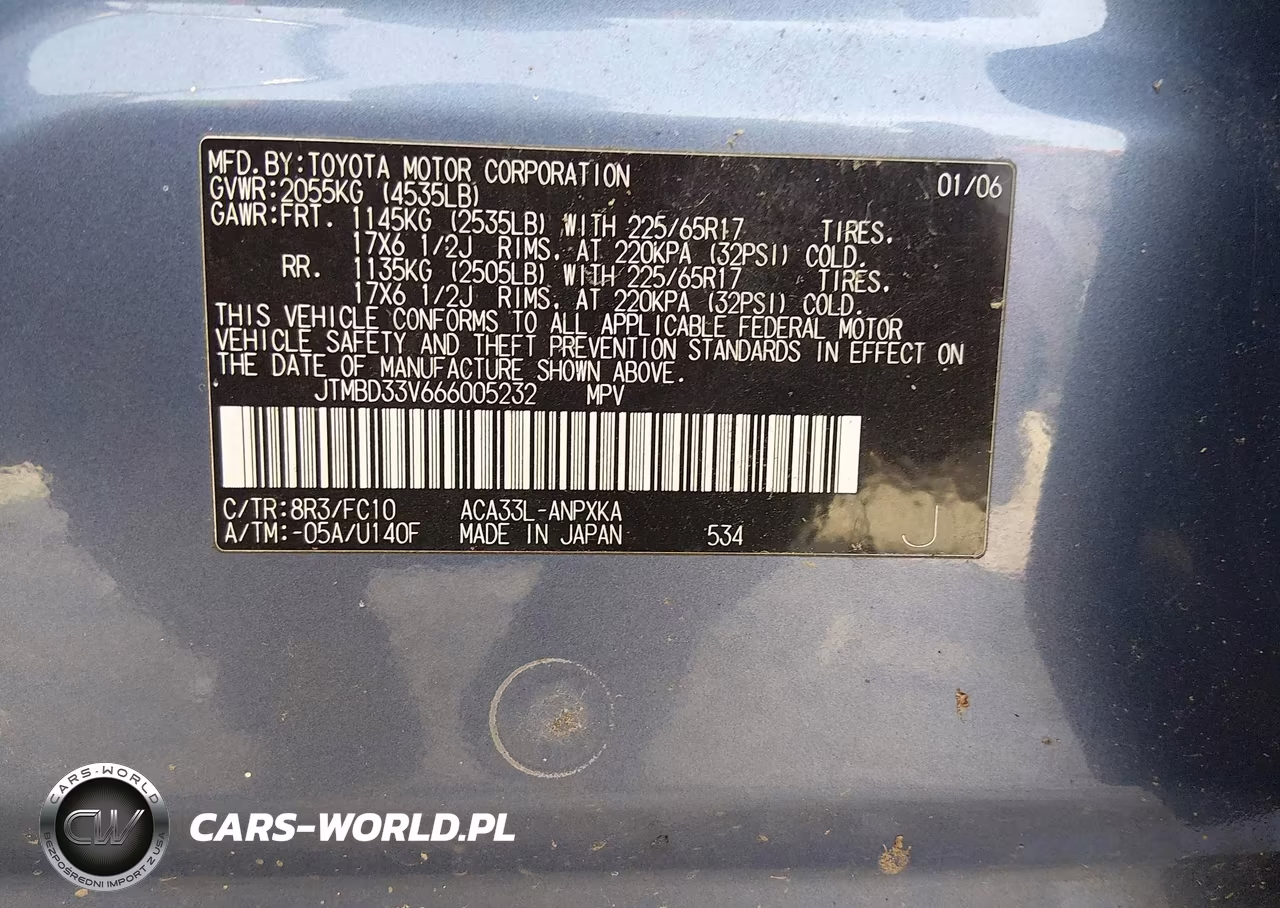 2006 Toyota Rav4 VIN:JTMBD33V666005232 - 9