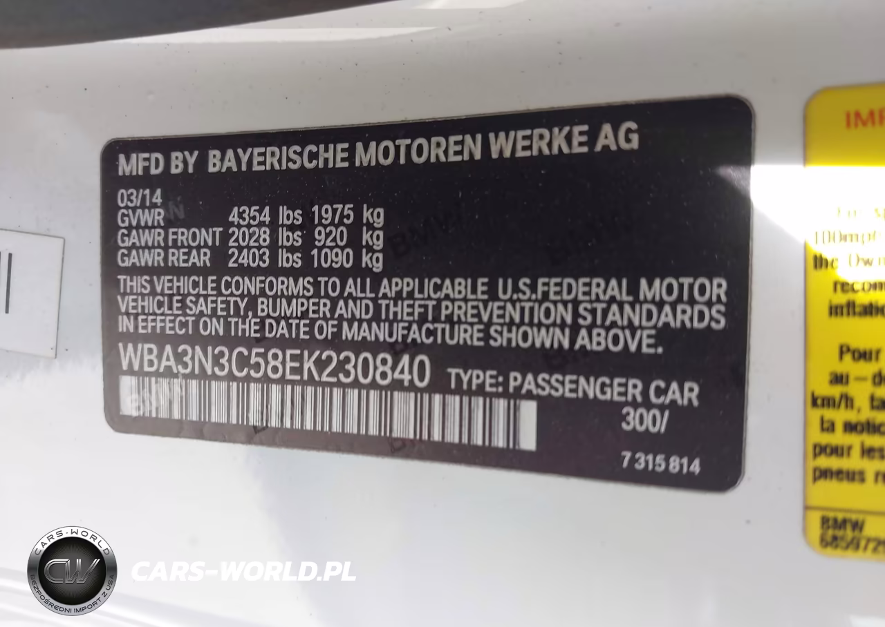 2014 BMW 4 Series 428I VIN:WBA3N3C58EK230840 - 9