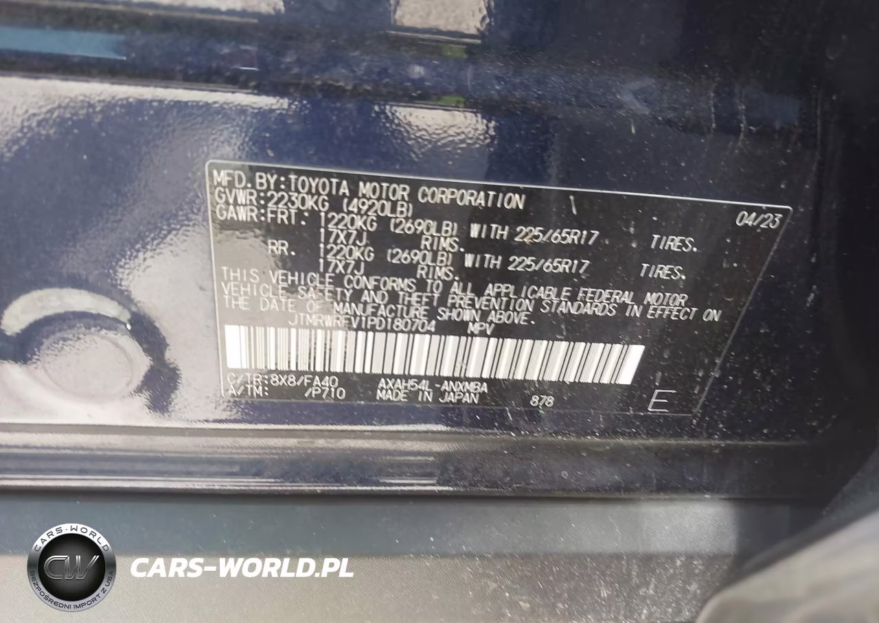 2023 Toyota Rav4 Hybrid Xle VIN:JTMRWRFV1PD180704 - 9