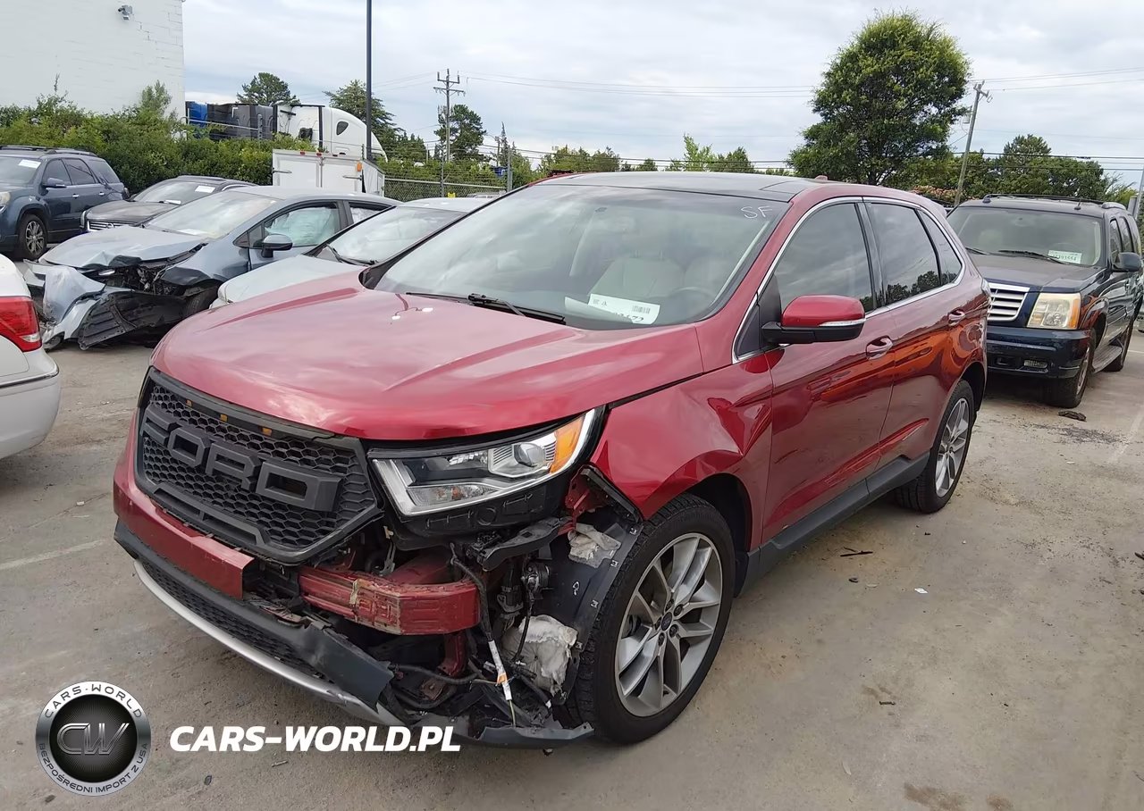 2017 Ford Edge Titanium VIN:2FMPK3K81HBB71374 - 2