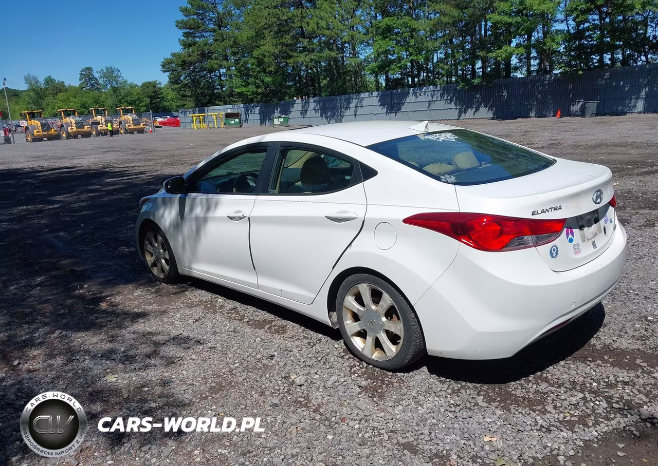 2012 Hyundai Elantra Limited VIN:5NPDH4AE0CH121985 - 3
