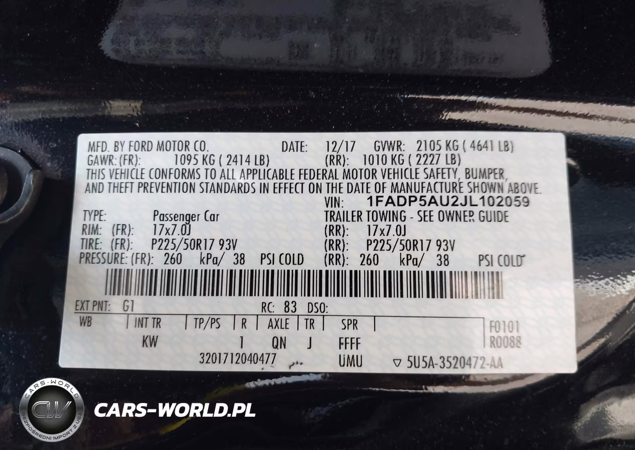 2018 Ford C-Max Hybrid Se VIN:1FADP5AU2JL102059 - 9
