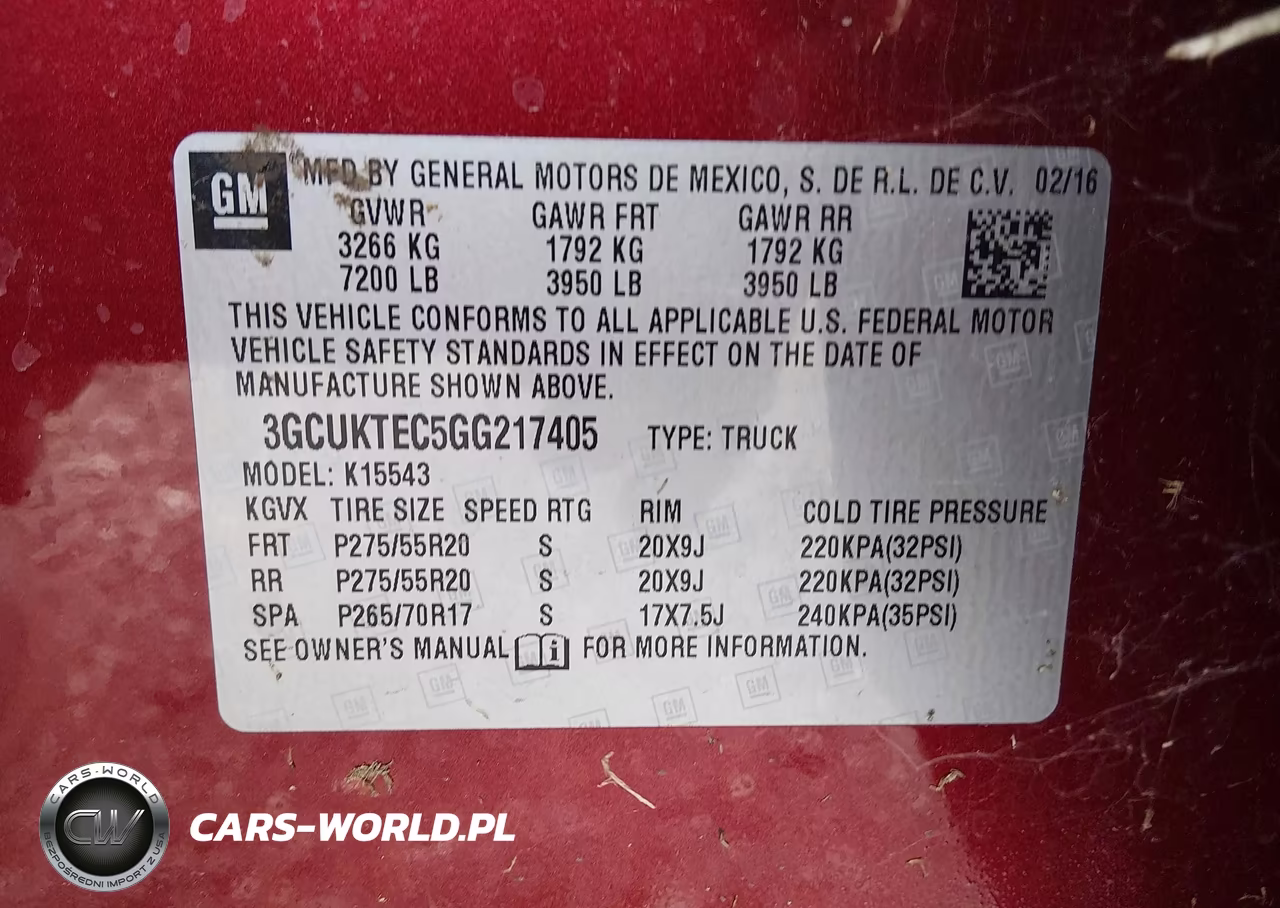 2016 Chevrolet Silverado 1500 High Country VIN:3GCUKTEC5GG217405 - 9