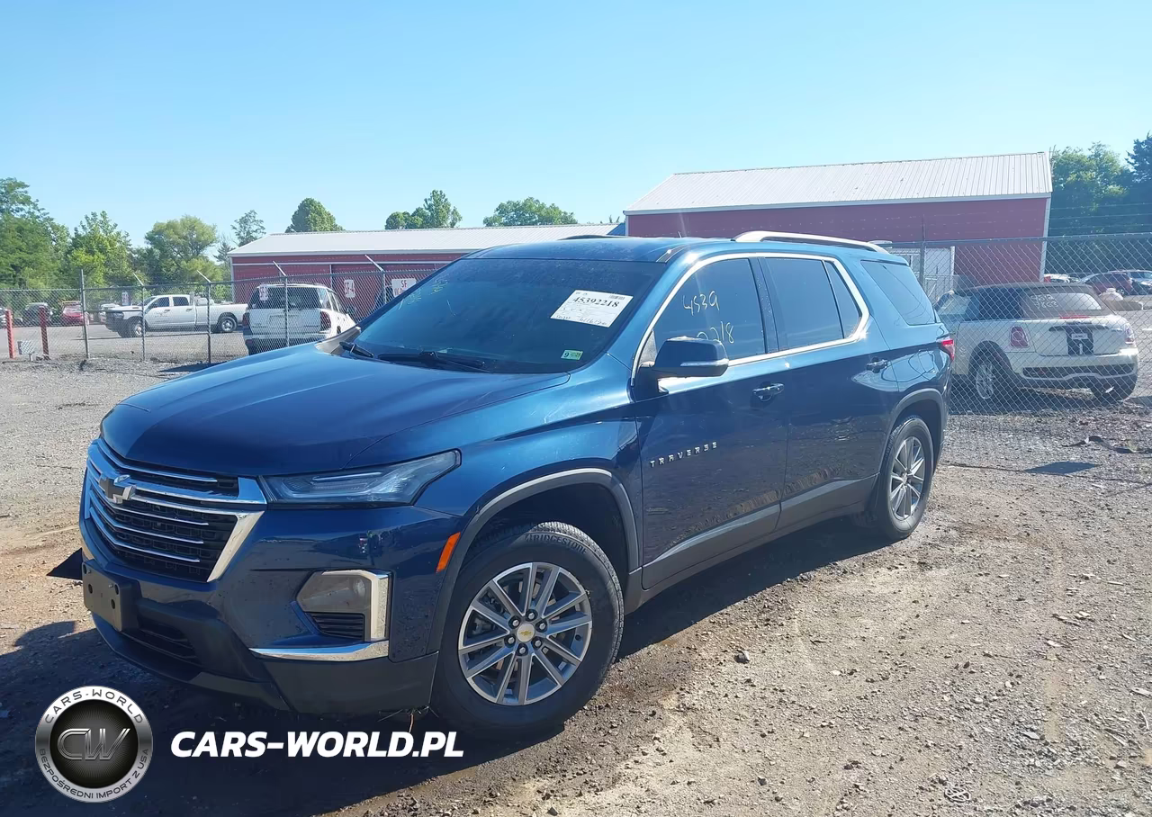 2022 Chevrolet Traverse Awd Lt Cloth VIN:1GNEVGKWXNJ110726 - 2