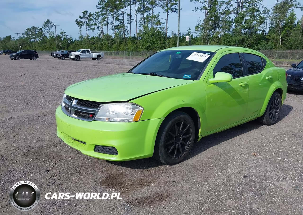 2014 Dodge Avenger Se VIN:1C3CDZAG4EN193754 - 2