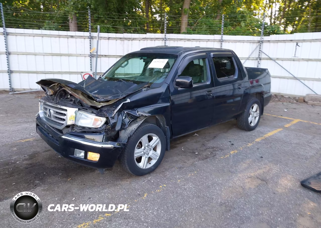 2012 Honda Ridgeline Rtl VIN:5FPYK1F52CB458173 - 2