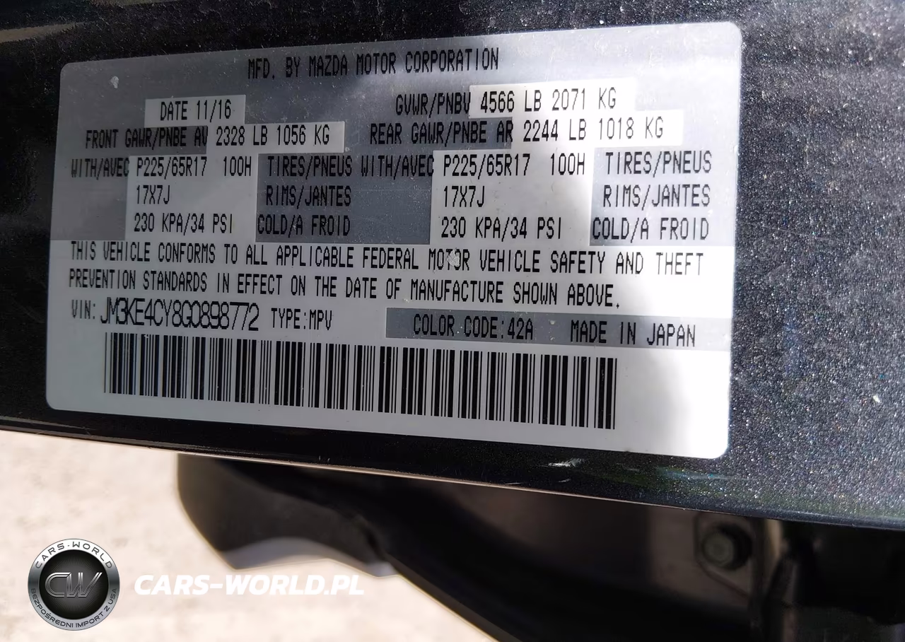 2016 Mazda Cx-5 Touring VIN:JM3KE4CY8G0898772 - 9