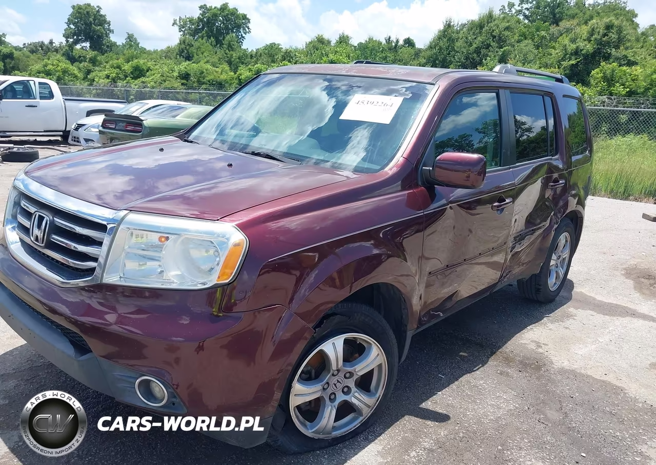 2012 Honda Pilot Ex-L VIN:5FNYF3H55CB038025 - 2