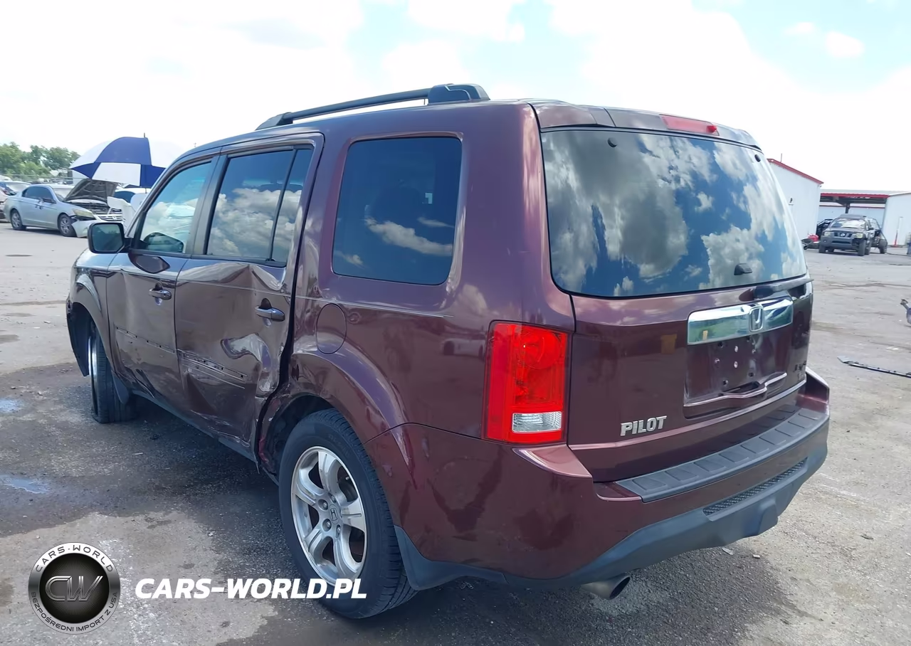 2012 Honda Pilot Ex-L VIN:5FNYF3H55CB038025 - 3