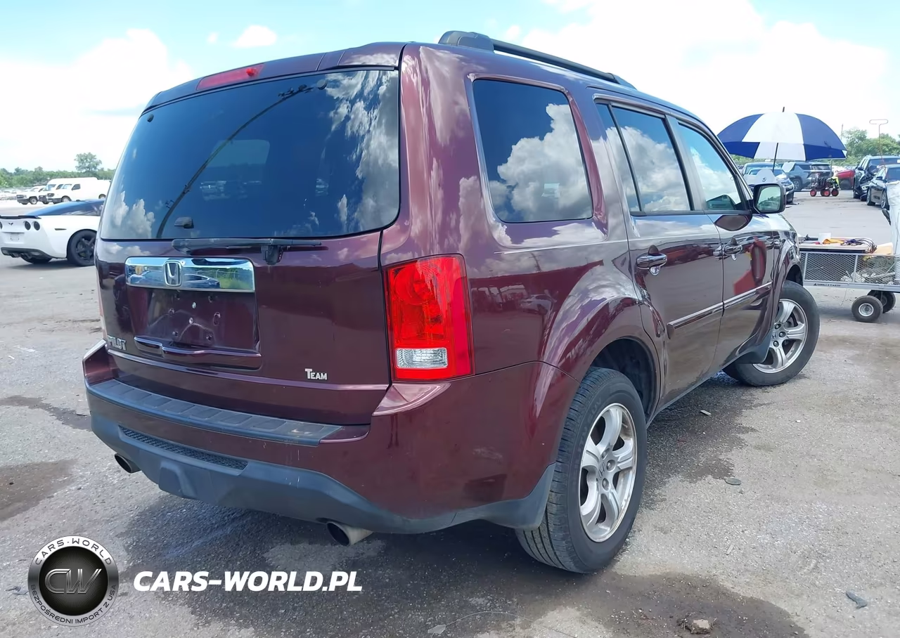 2012 Honda Pilot Ex-L VIN:5FNYF3H55CB038025 - 4