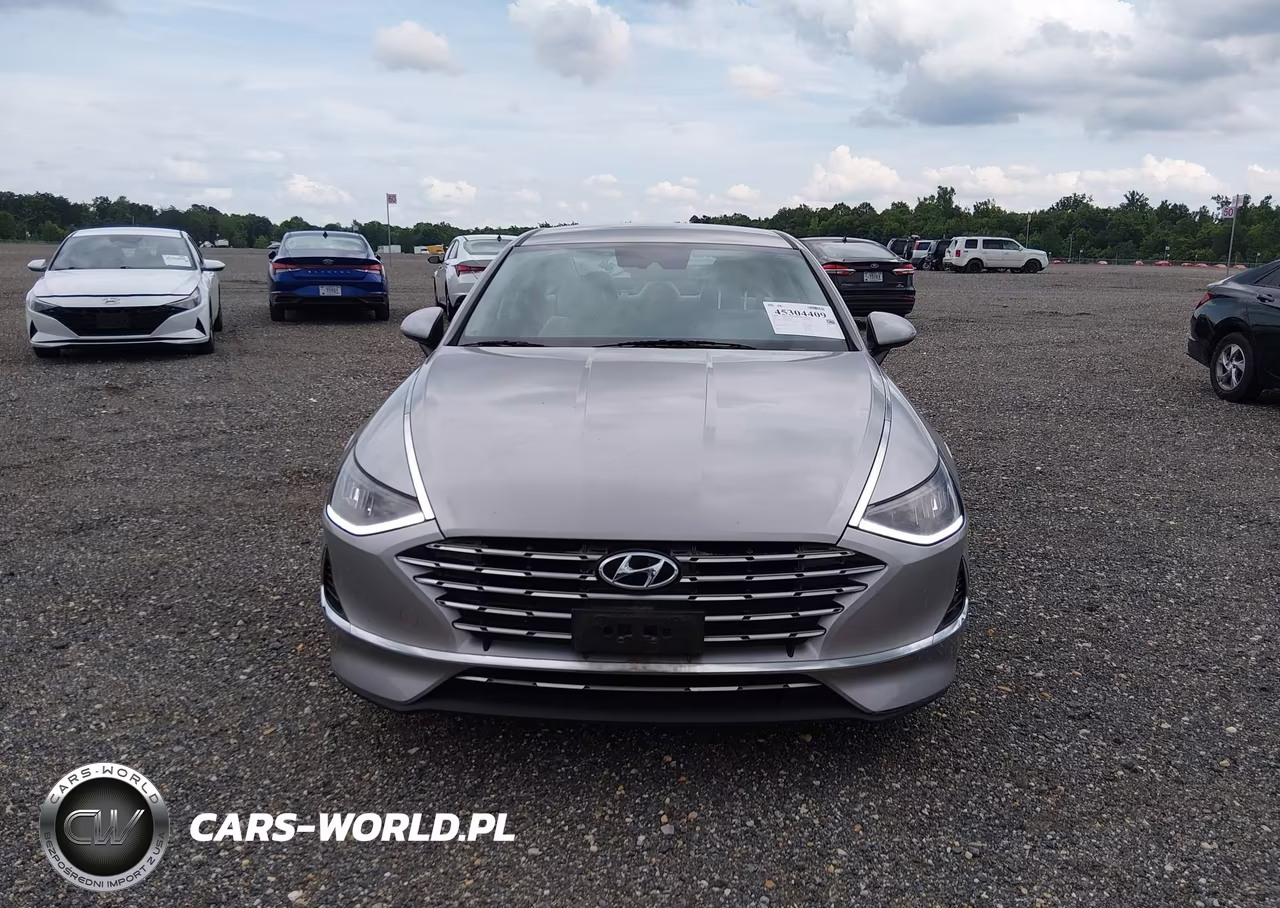 2021 Hyundai Sonata Blue VIN:KMHL24JJ1MA030920 - 14