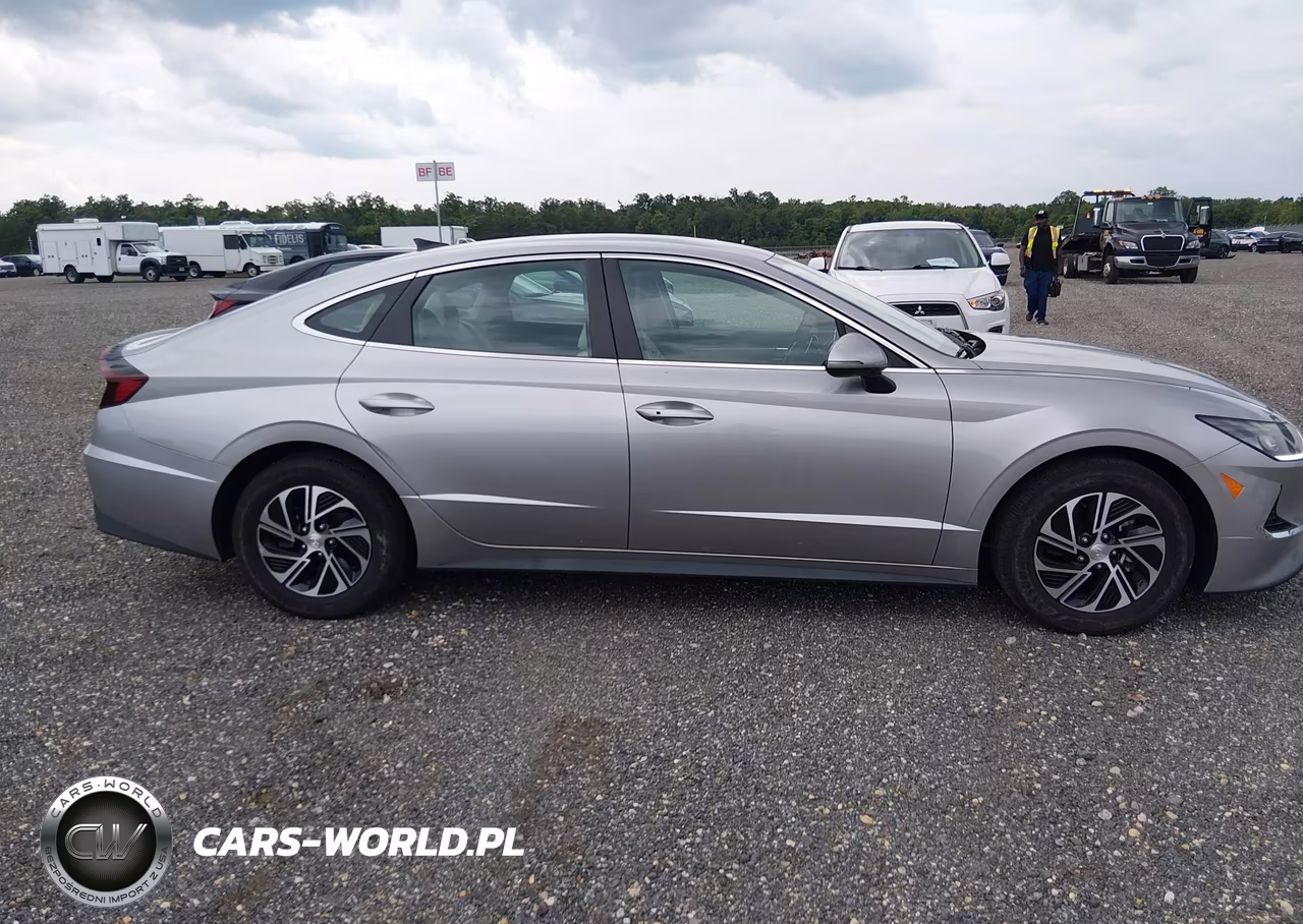 2021 Hyundai Sonata Blue VIN:KMHL24JJ1MA030920 - 15