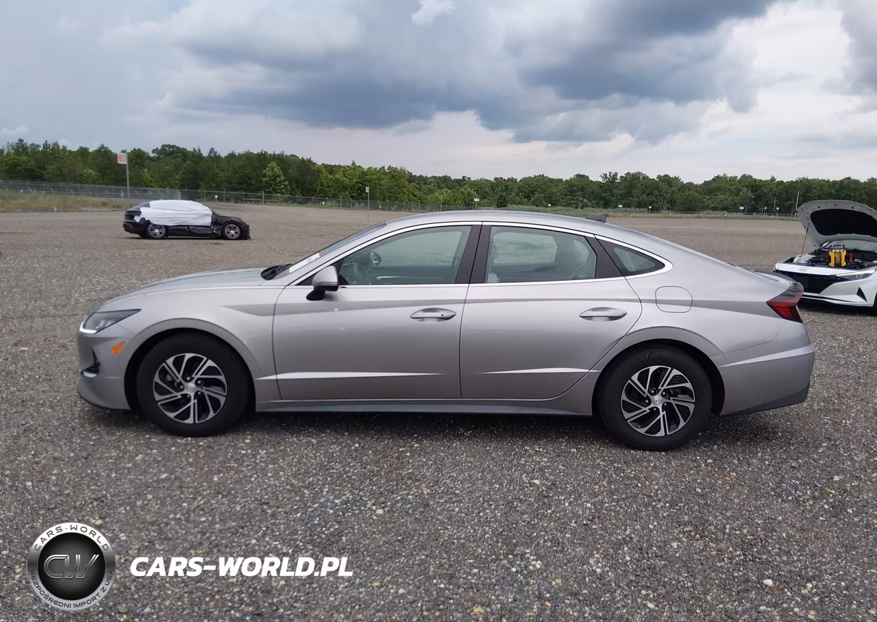 2021 Hyundai Sonata Blue VIN:KMHL24JJ1MA030920 - 16