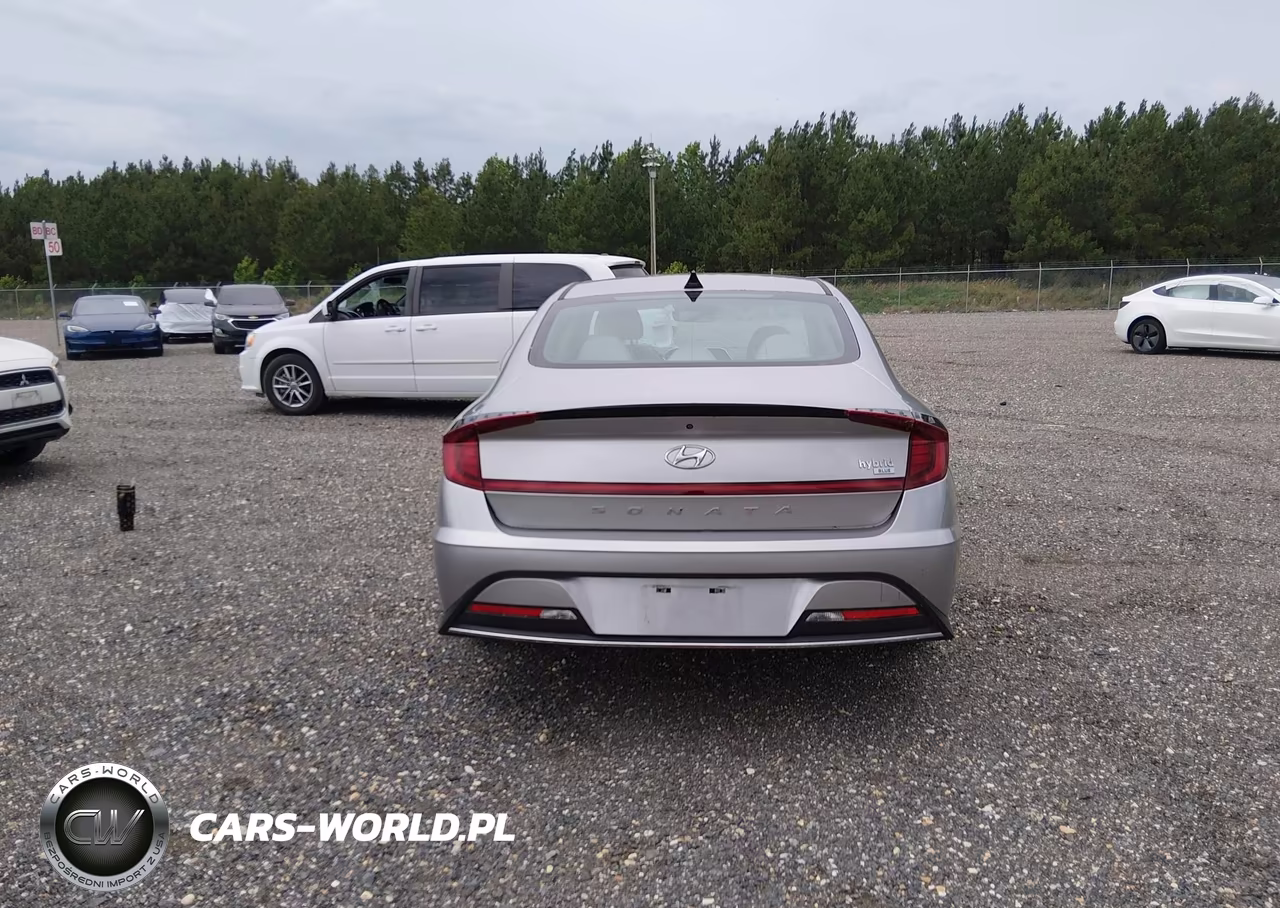 2021 Hyundai Sonata Blue VIN:KMHL24JJ1MA030920 - 18