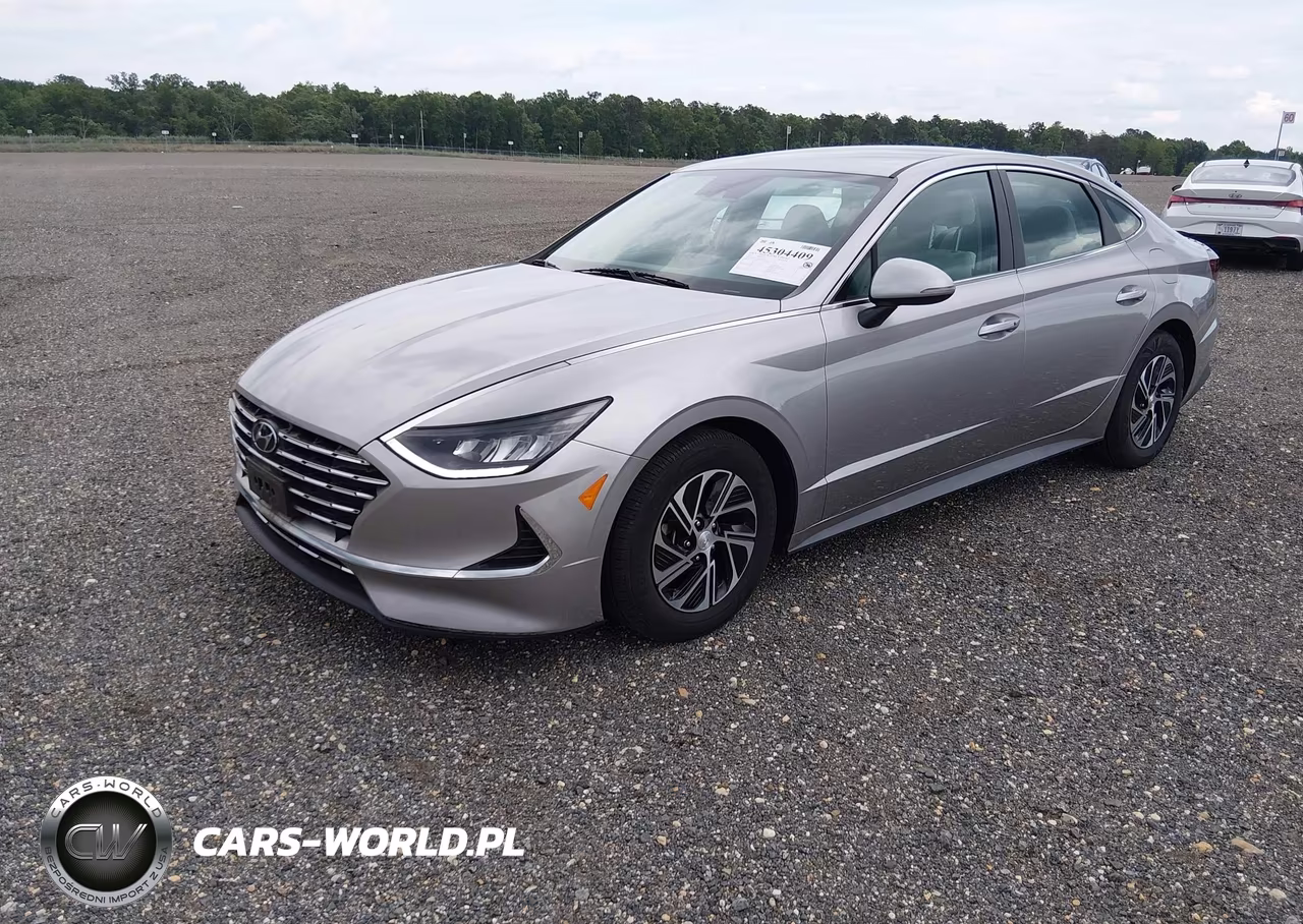 2021 Hyundai Sonata Blue VIN:KMHL24JJ1MA030920 - 2