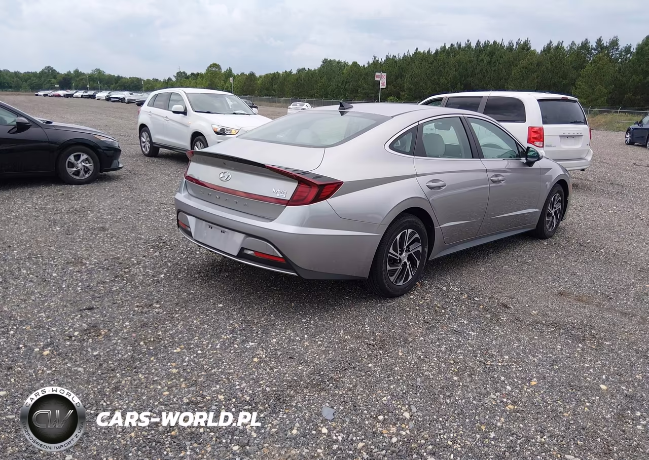 2021 Hyundai Sonata Blue VIN:KMHL24JJ1MA030920 - 4