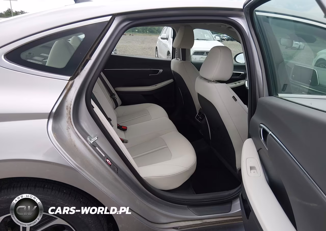 2021 Hyundai Sonata Blue VIN:KMHL24JJ1MA030920 - 8