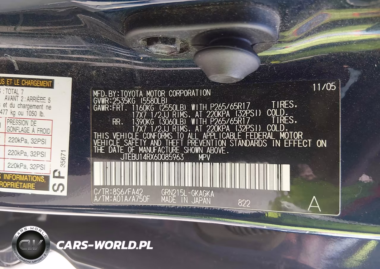 2006 Toyota 4Runner Sr5 VIN:JTEBU14RX60085963 - 9