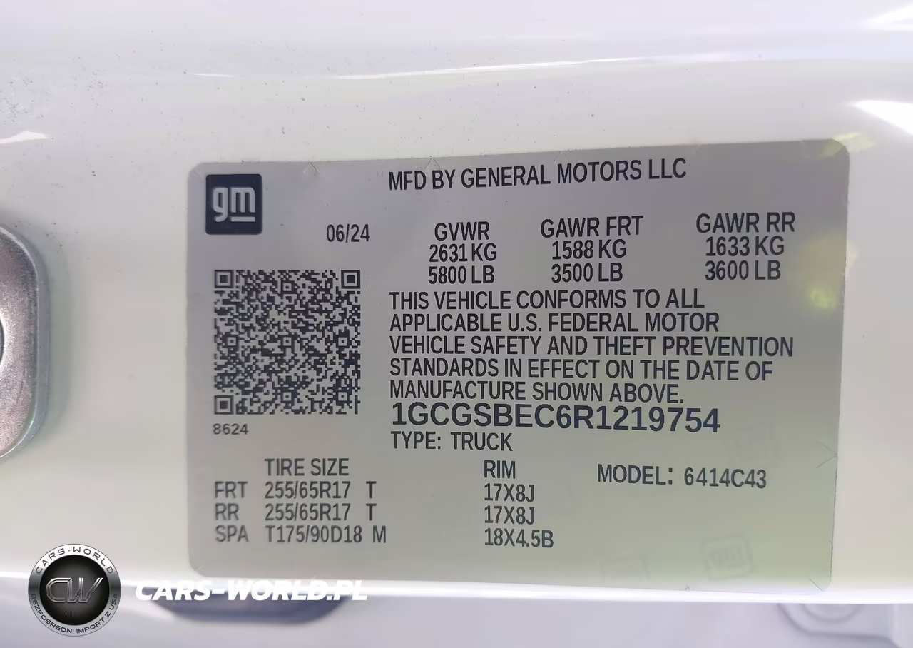 2024 Chevrolet Colorado 2Wd Wt VIN:1GCGSBEC6R1219754 - 9